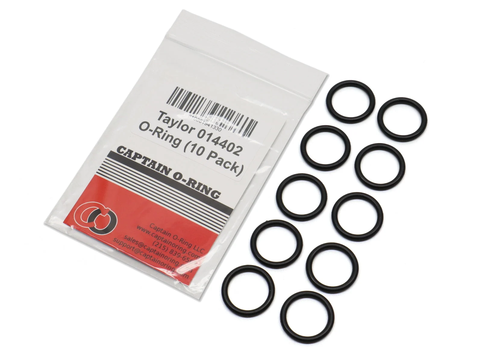 014402 O-Rings for Taylor Soft Serve Draw Valve (10 Pack)