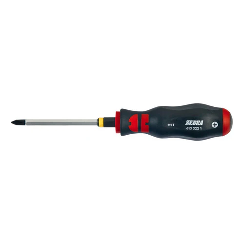 ZEBRA Phillips Head Screwdriver -Hexagon Blade – Impact Cap – Wrench Adapter – PH3 x 150mm Long