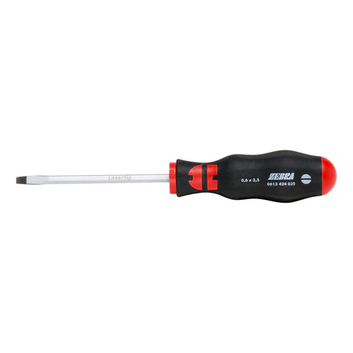 ZEBRA Slotted Screwdriver – Hexagon Blade; Laser-Cut Tip – 1.2 x 6.5mm