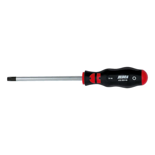 ZEBRA Torx Screwdriver – Round Blade – TX10 x 80mm Long