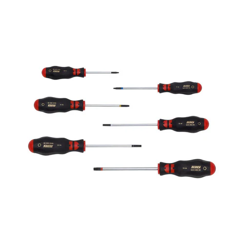 ZEBRA 3K Torx Screwdriver Set (6 Pieces – TX8, TX10, TX15, TX20, TX 25, TX30)