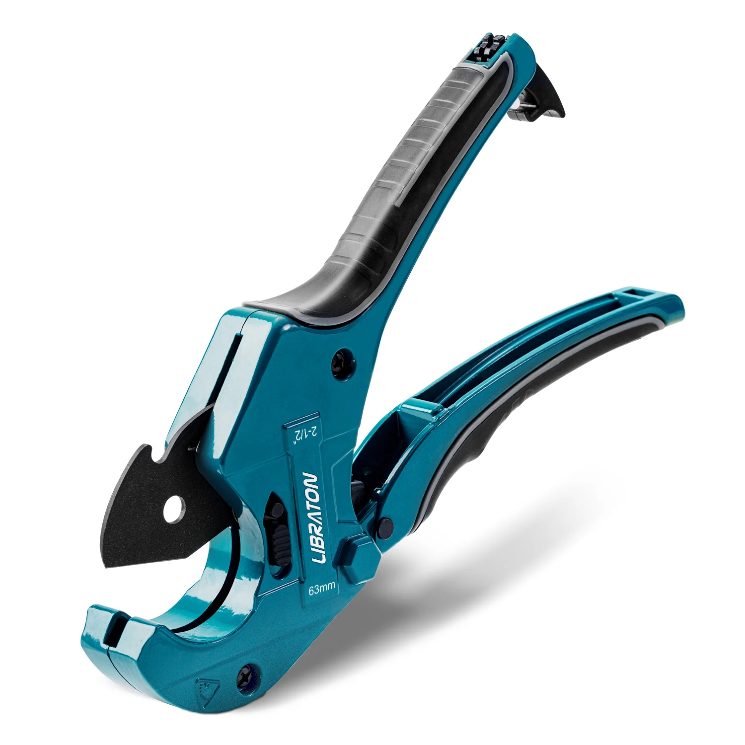 Libraton Heavy-Duty Ratchet Cutter – Up to 2-1/2″, for PVC, PEX, PPR