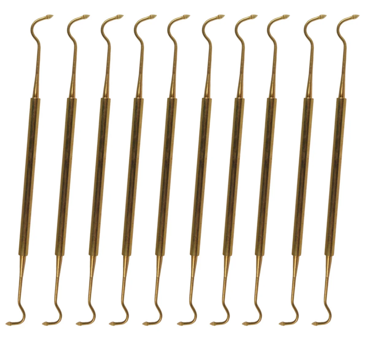 (10 Pack) O-Ring Pick (Brass) [P/N:OPICK-BR]