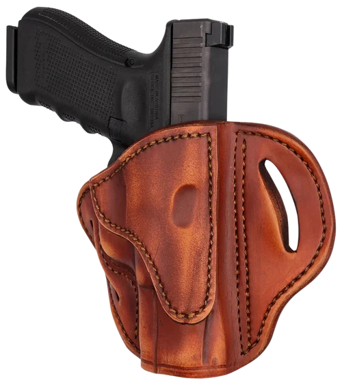 1791 BH2.1 Optic Ready, Outside Waistband Belt Holster, Fits Optic Ready 4" Barrel Semi-Automatic Pistols, Matte Finish, Vintage Leather