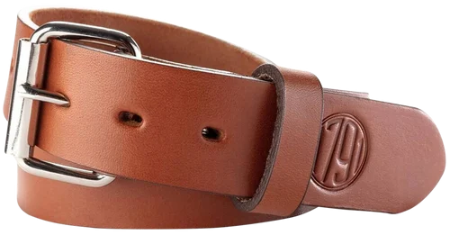 1791 Gunleather Gun Belt 01 made of Leather with Classic Brown Finish, 1.50" Width & 44" Belt Size for 40 Pants