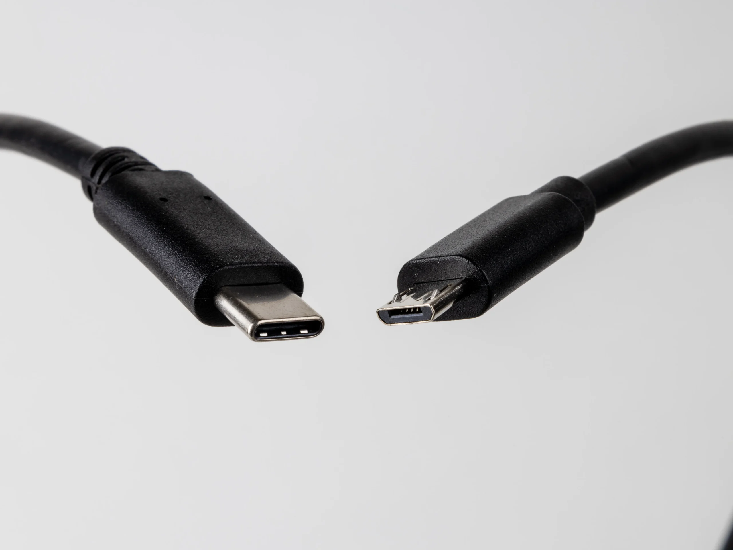 USB 2.0 Cable, USB-C to Micro-B, 6 ft