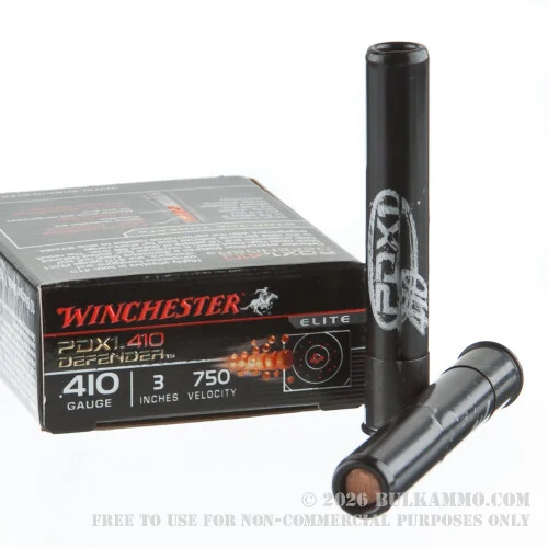 10 Rounds of .410 Ammo by Winchester Elite -Plated Disc PDX1 Buckshot