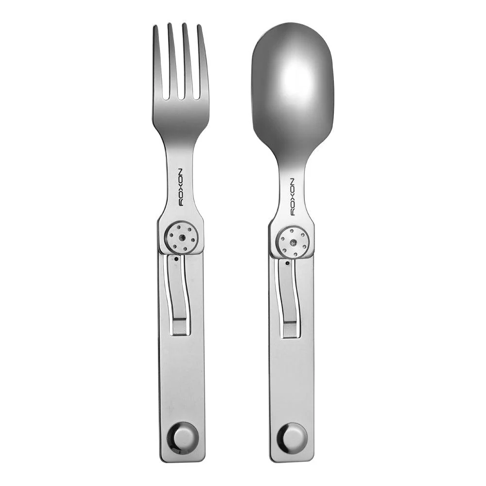 2-in-1 Folding Cutlery Set
