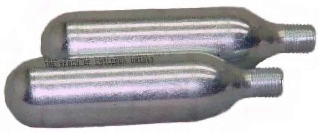 CO2 Cartridges – 16gm – Threaded – 2 per Pack