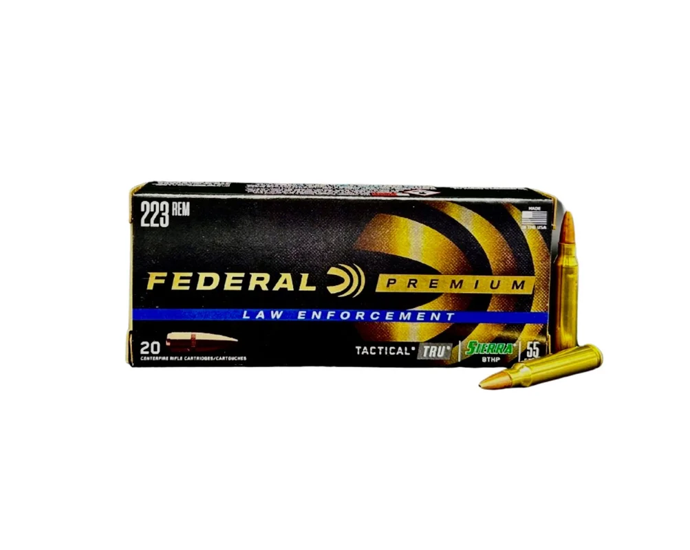 223 REM 55GR Federal Tactical TRU Sierra BTHP (T223E)