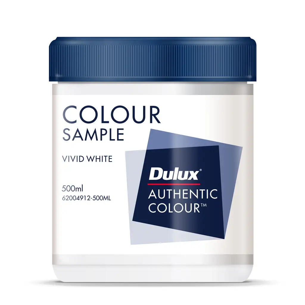 Dulux Sample Pot Vivid White 500ml
