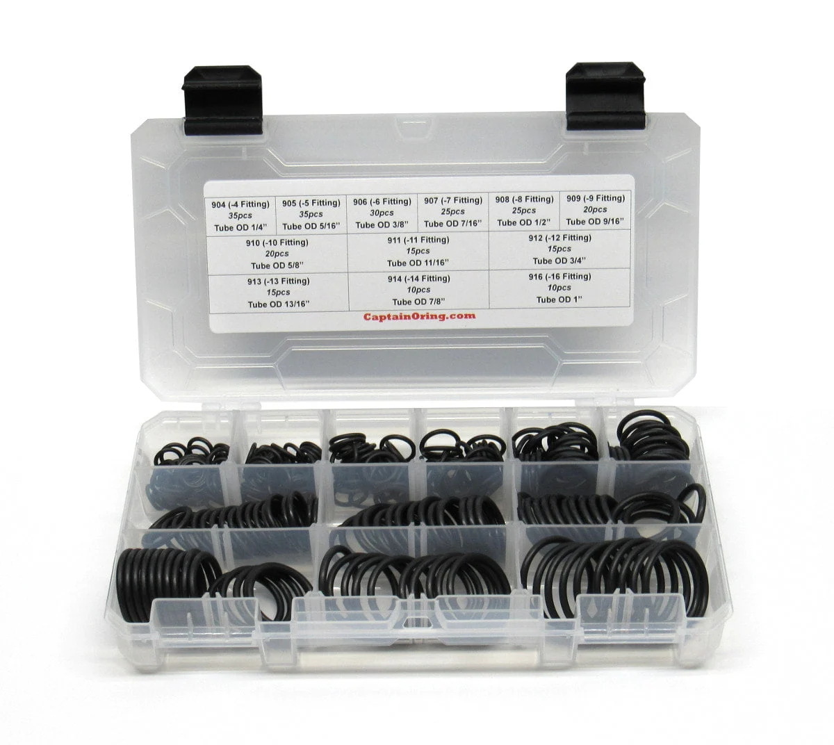 255pc ORB BOSS Hydraulic Viton/FKM 90 O-Ring Kit