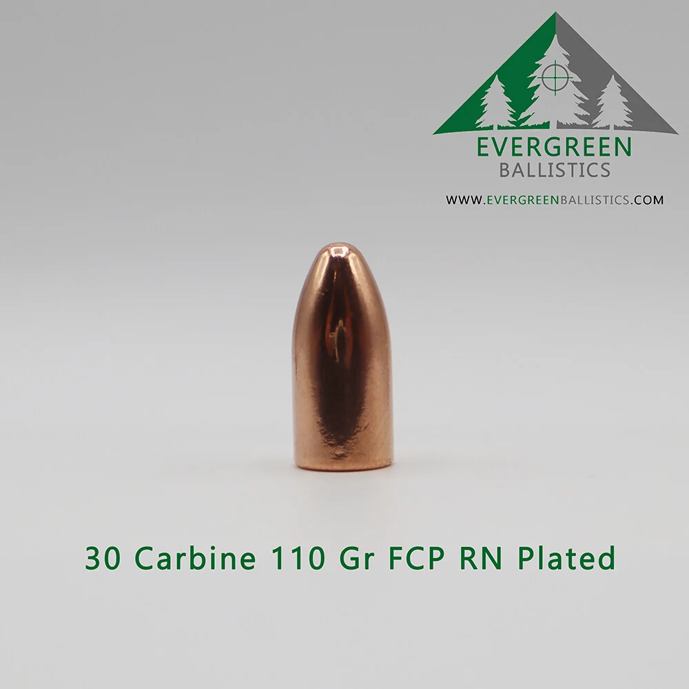 30 Cal (.308) 110 Grain Plated Bullets