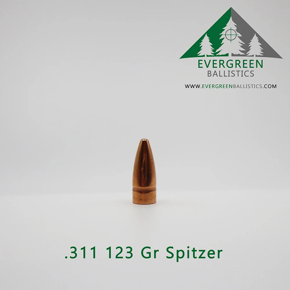 30 Cal (.311) 123 Grain Plated Bullets