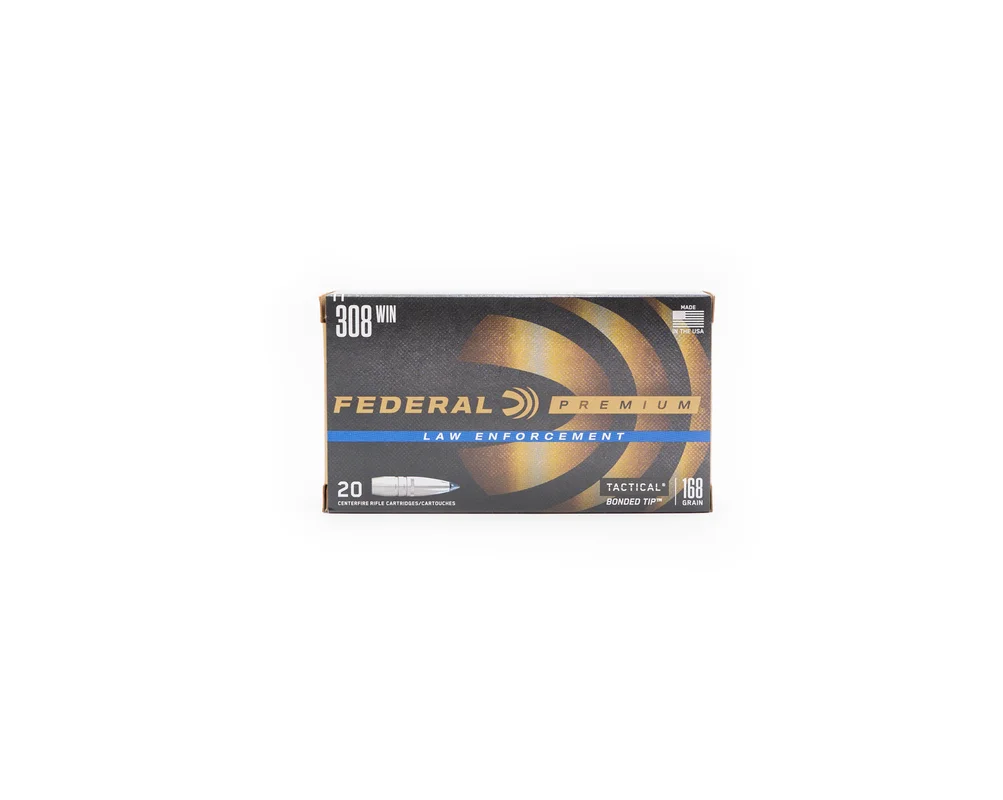 308 (7.62×51) 168GR Federal Tactical Bonded (LE308TT2)