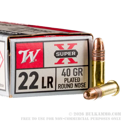 100 Rounds of .22 LR Ammo by Winchester - 40gr CPRN - High Velocity