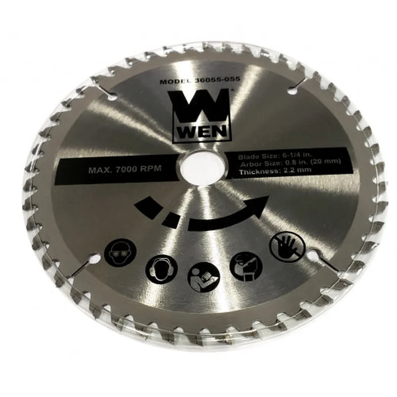 [36055-055] 6-1/4″ Blade (20mm Arbor Size) for WEN 36055