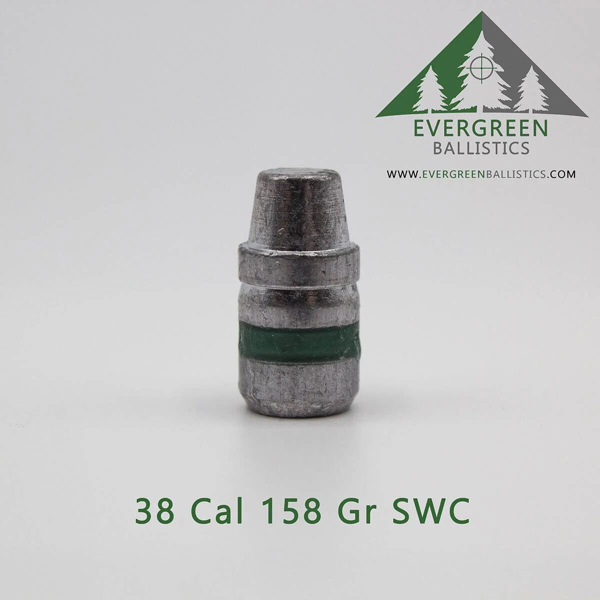 38 Cal (.358) 158 Grain SWC Cast Lead Bullets