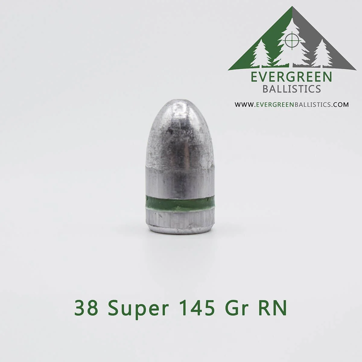 38 Super (.356) 145 Grain Round Nose Cast Lead Bullets