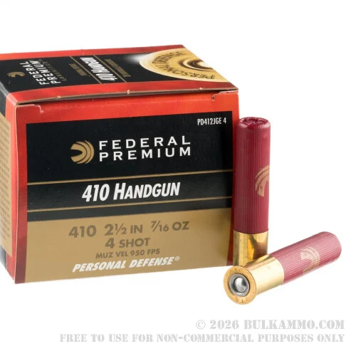 200 Rounds of .410 Ammo by Federal -#4 shot