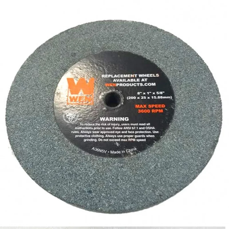 [4280-019] Left Grinding Wheel (Gray-5/8-Inch Arbor 36-Grit Grinding Wheel, 8″ by 1″)