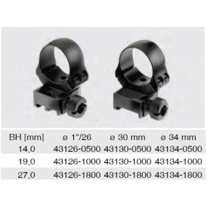 Recknagel Tip-Off Rings for Steyr SSG 69, 30mm