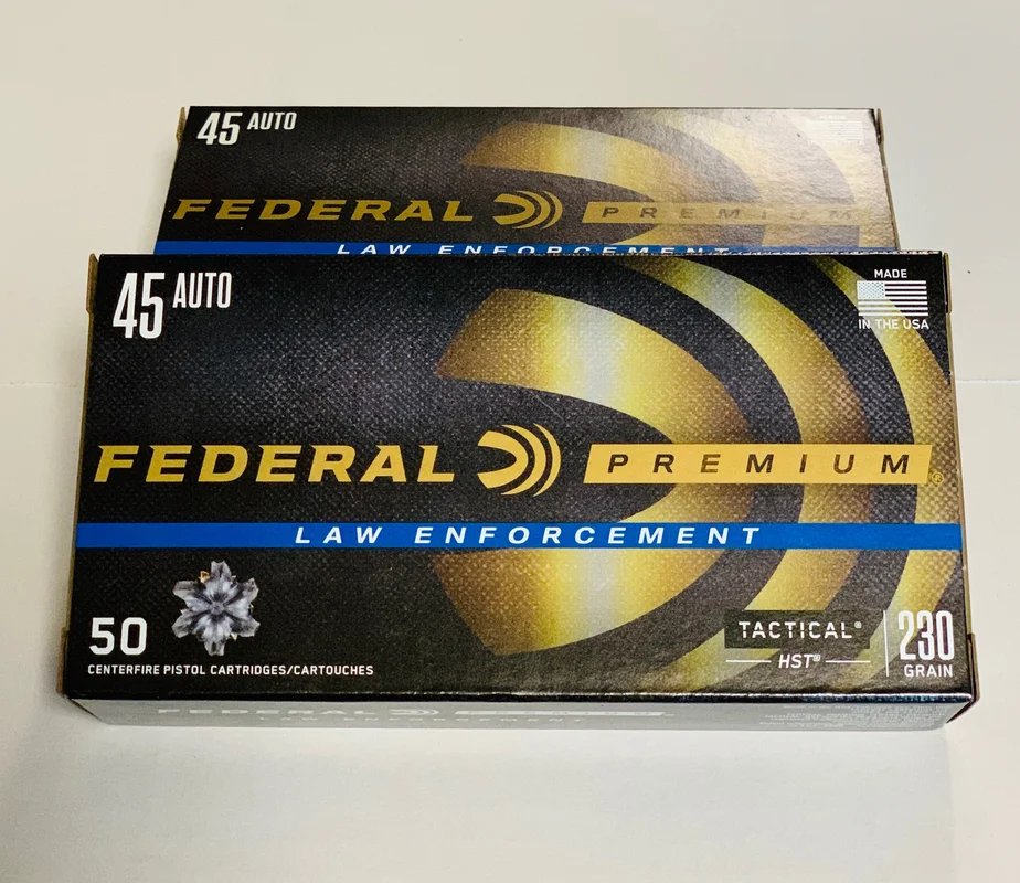 45 ACP 230GR +P Federal Premium Tactical HST JHP (P45HST1)