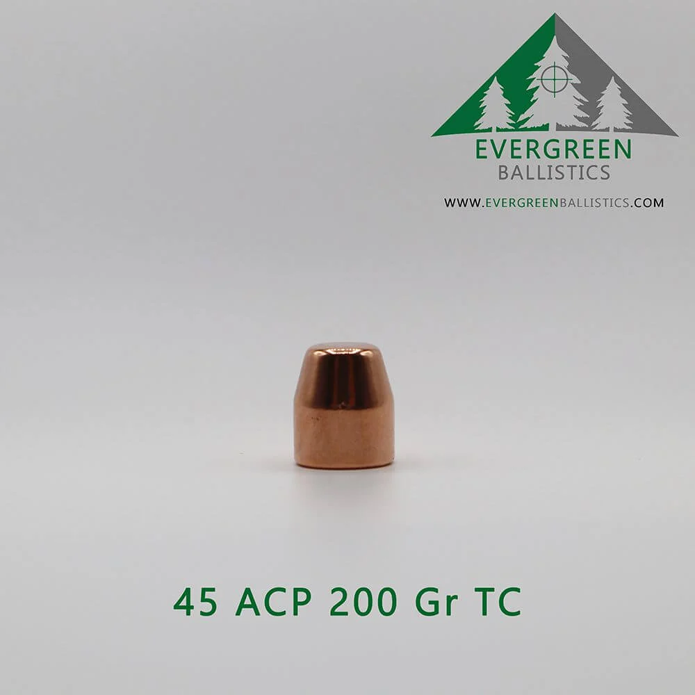 45 ACP (.451) 200 Grain TC Plated Bullets