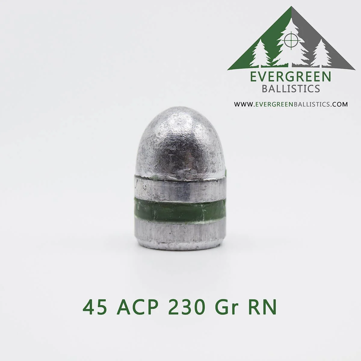 45 ACP (.451) 230 Grain Round Nose Cast Lead Bullets