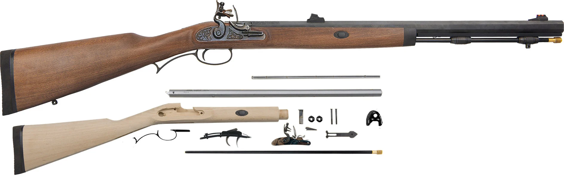 .45 Cal Investarm™ Deer Stalker DIY Kit - Flintlock Ignition - IA5215K