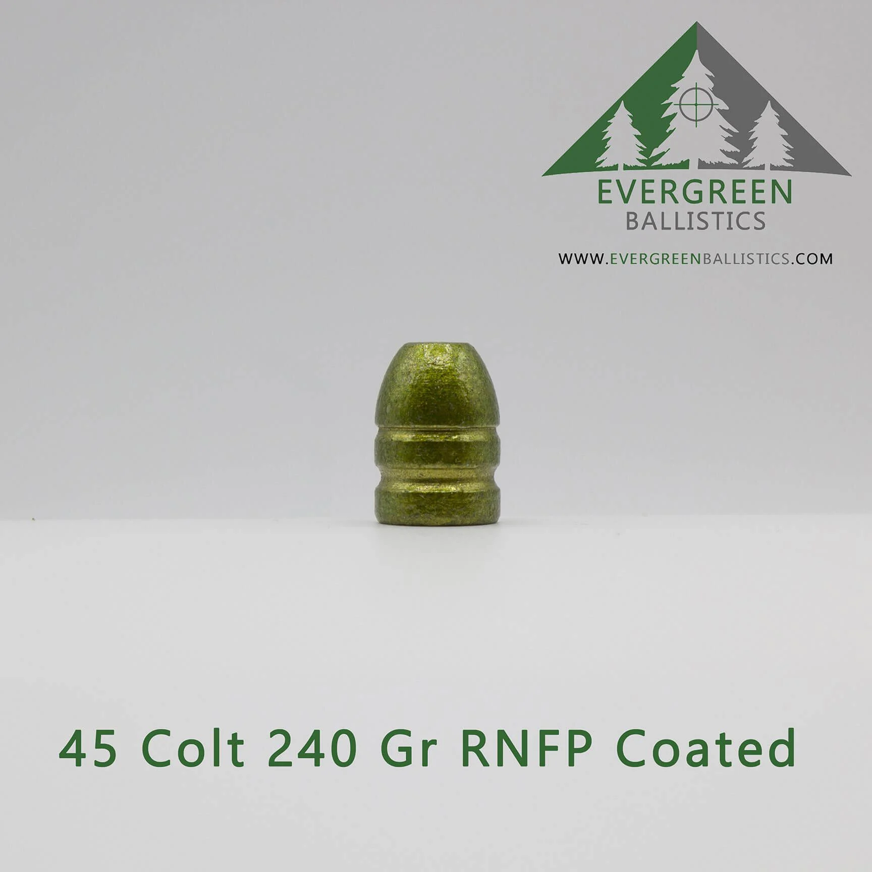 45 Colt (.452) 240 Grain RNFP Coated Bullets