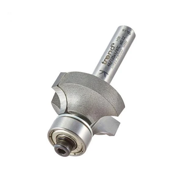 Trend46/125X1/4TC – Bearing Guided Ovolo Cutter – 6mm Radius