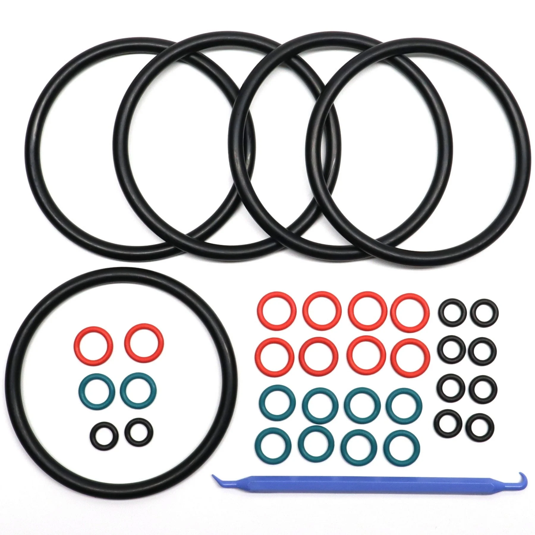 (5 sets) COLOR O-Ring Set for Cornelius Home Brew Keg [w/ O-Ring Pick]