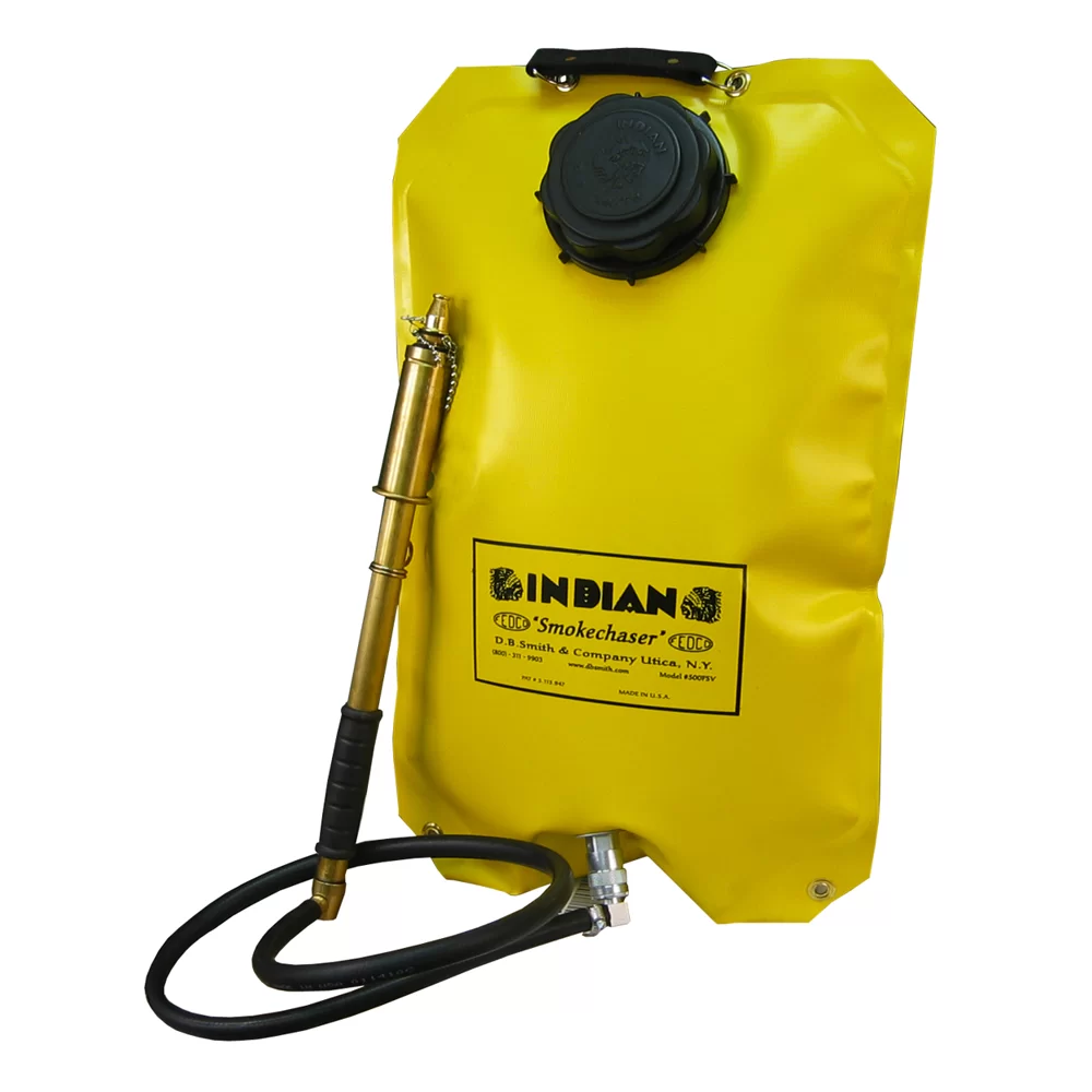 500 FSV SmokeChaser Collapsible Indian Fire Tank Bag w/ Pump