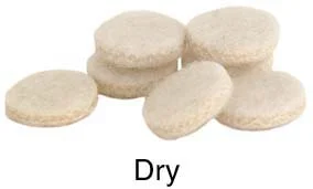 .54 caliber, .56 caliber T/C Renegade, or 28 gauge Wool Wad,bag of 100 dry felt wads