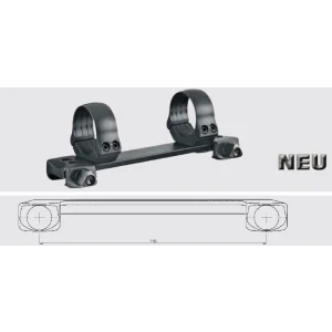 Recknagel One-piece tip-off mount for Picatinny, 26mm, nuts