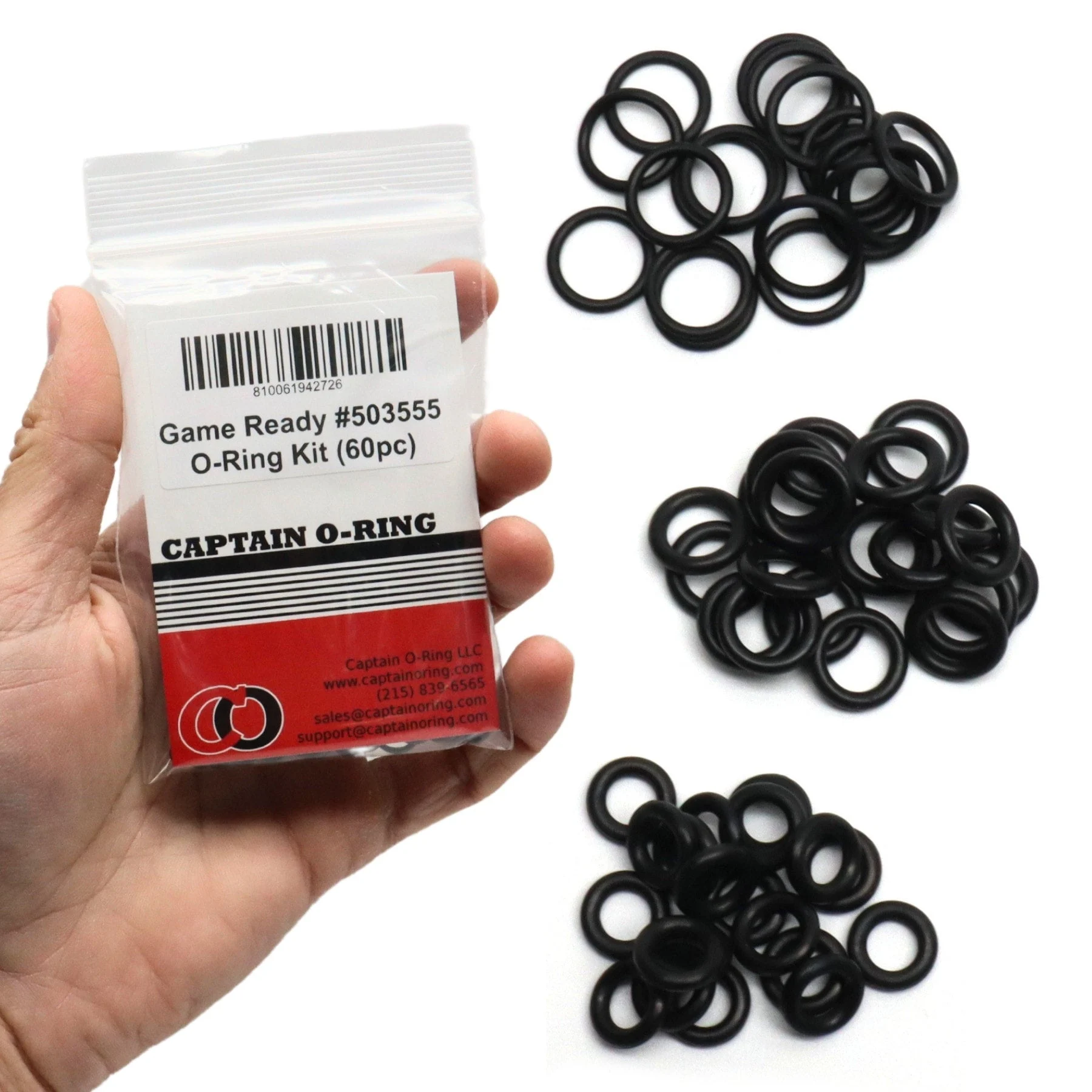 60 Piece O-Ring Set #503555 for Game Ready GRPro 2.1 & Med4 Elite