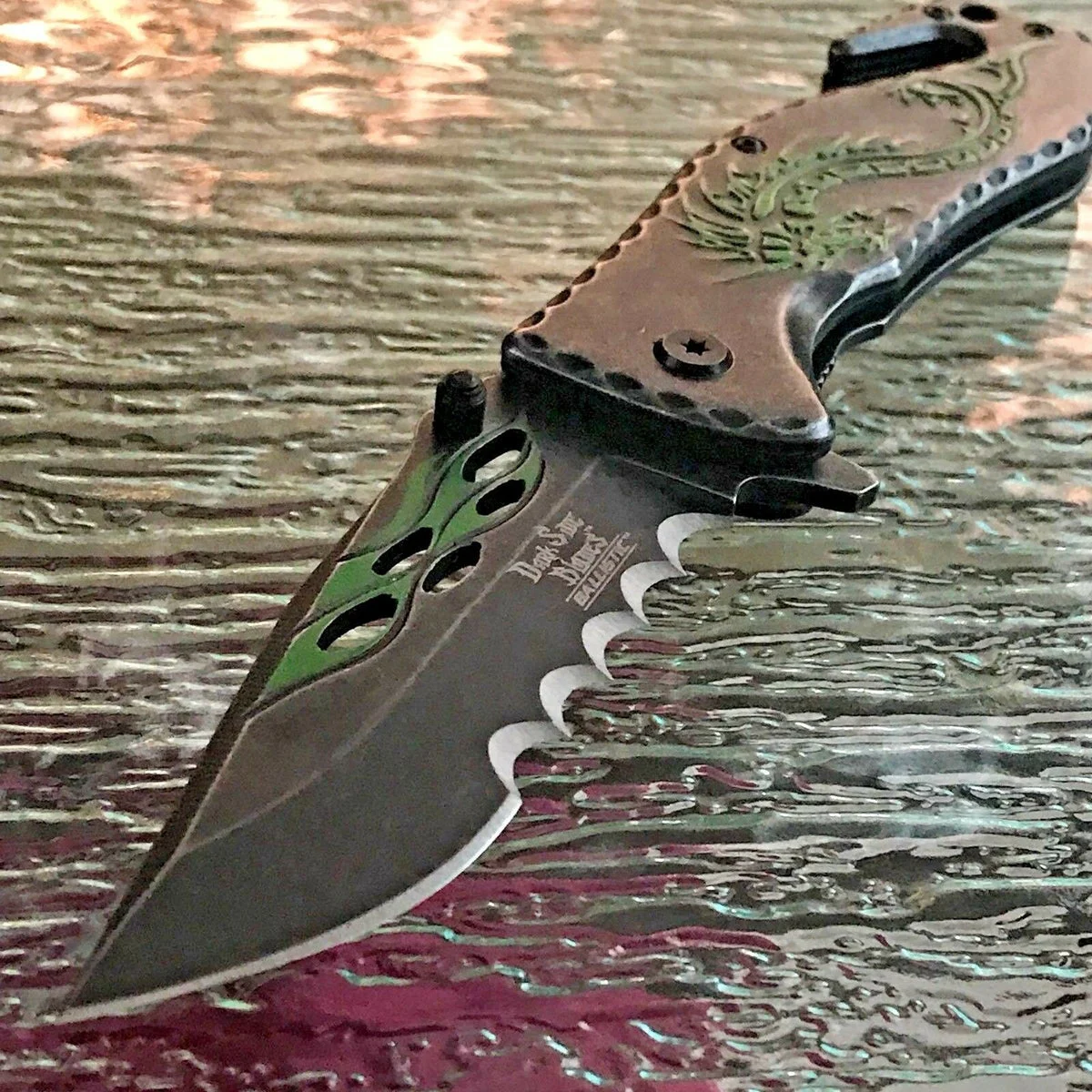 7.75″ Dark Side Blades Ballistic Dragon Fantasy Pocket Knife