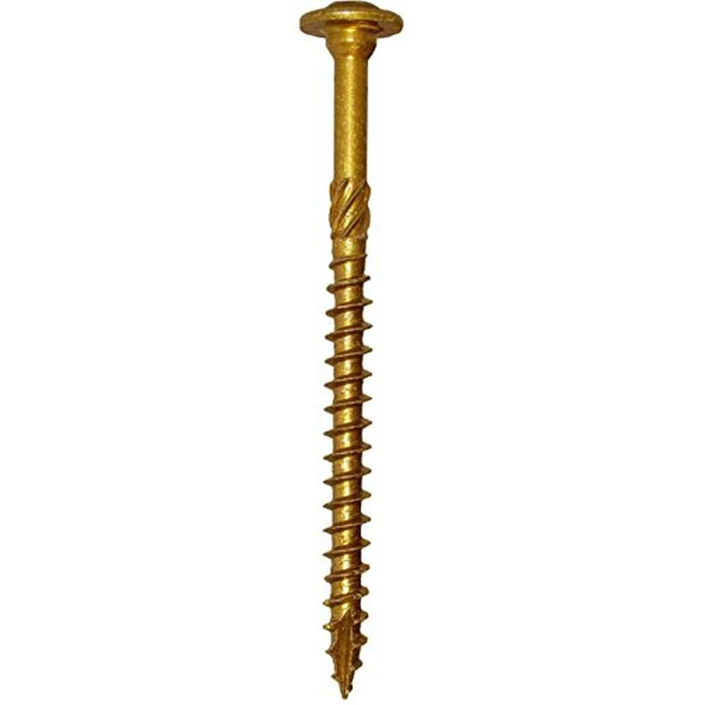GRK Screws 12299 3/8×12 Star Drive Washer Head Climatek Coated Steel RSS Rugged Structural Screws, 50/Box