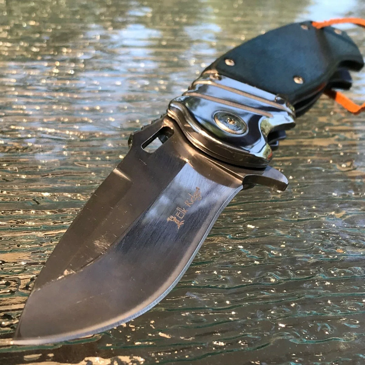 8.25″ ELK RIDGE ASSISTED CAMPING & HUNTING FOLDING KNIFE