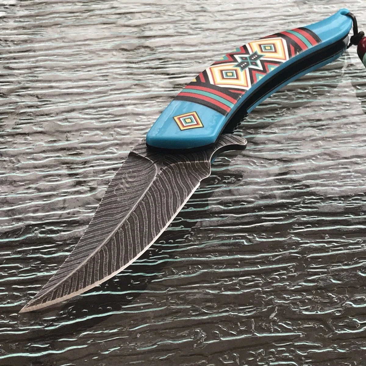8.5″ INDIAN AMERICAN NATIVE ASSISTED OPEN FOLDING POCKET KNIFE Set
