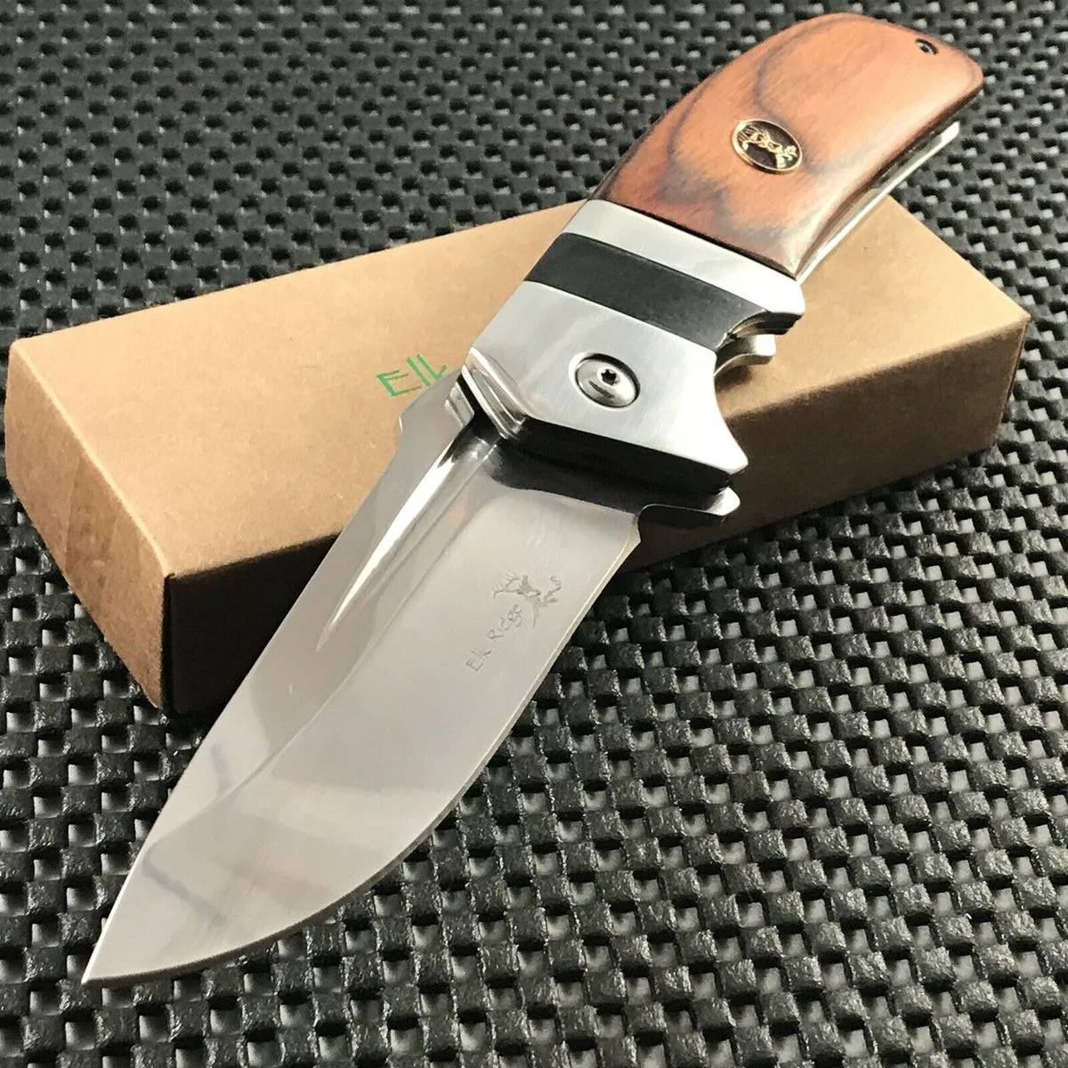 8″ Elk Ridge Bowie Knife Deer Hunting Tool (ER-A167BN)
