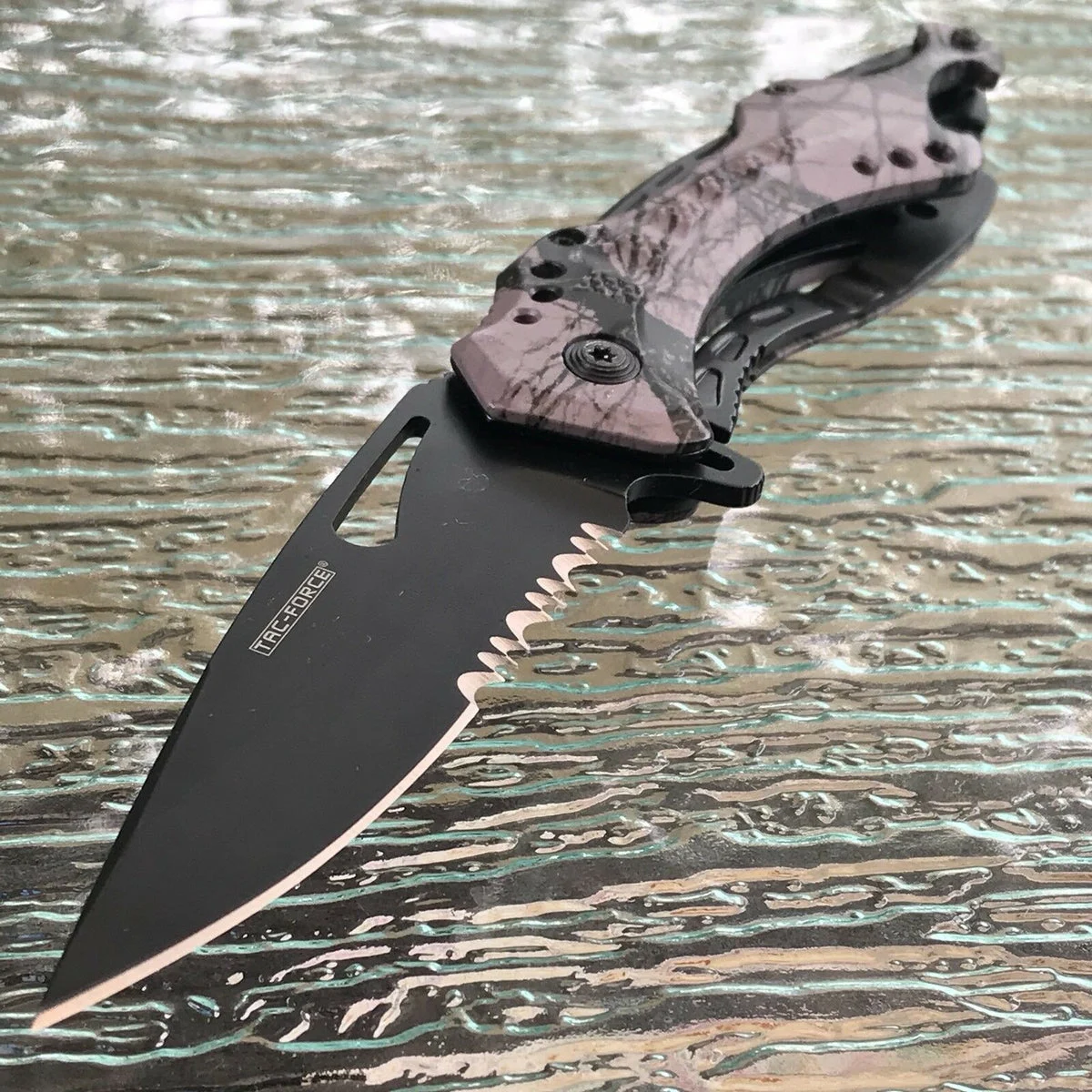8″ TAC FORCE ASSISTED OPEN OUTDOOR FOLDING POCKET KNIFE (TF-705FC)