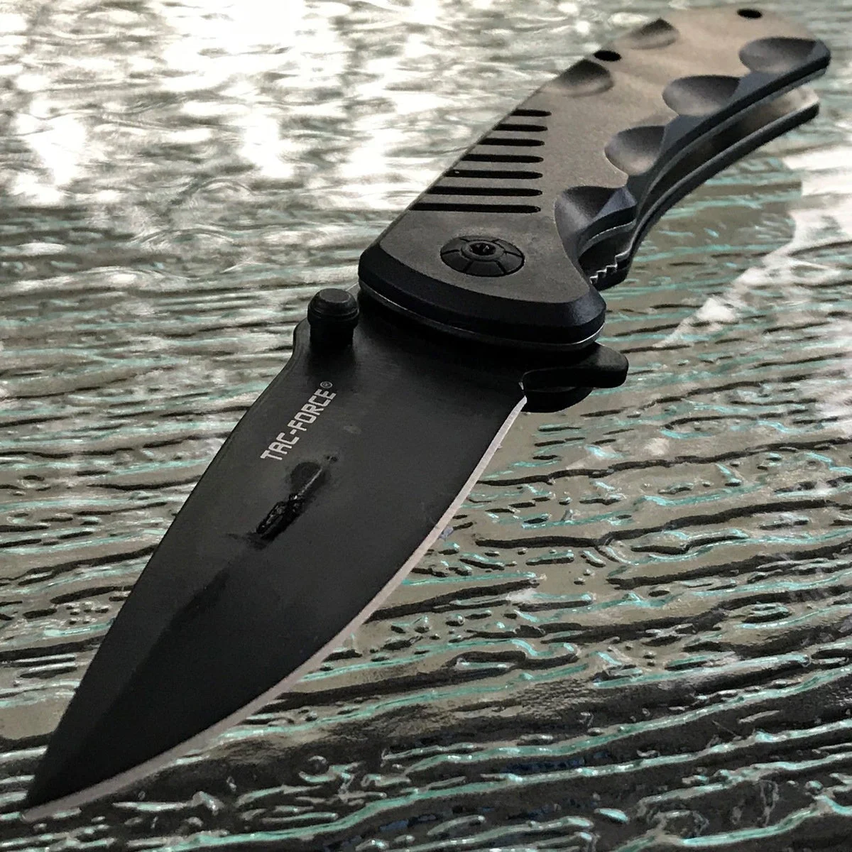 8″ TAC FORCE EDC 440 STAINLESS SPRING ASSISTED TACTICAL POCKET KNIFE Blade New