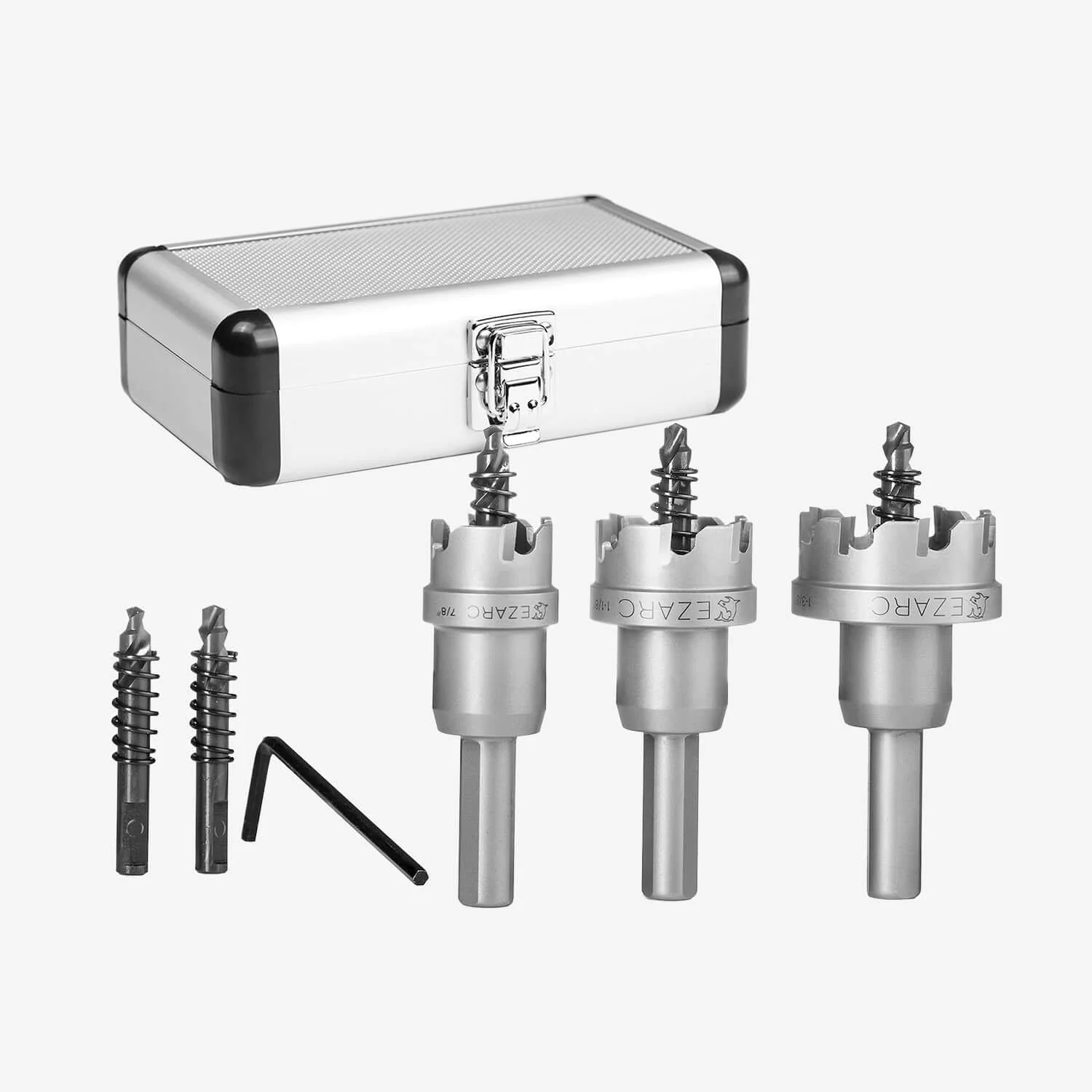 Carbide Hole Saw Cutter Set 6 Pieces for Stainless Steel/Hard Metal