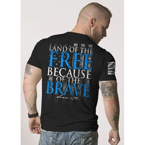 9 Line Men’s BECAUSE OF THE BRAVE T-Shirt