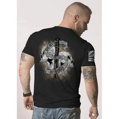 9 Line Men’s T-Shirt – American Til Death – Midnight Navy