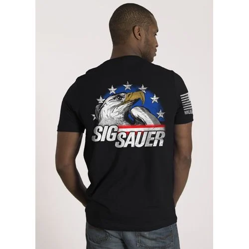 9 Line Men’s T-Shirt – Sig Sauer Eagle T-Shirt – Black