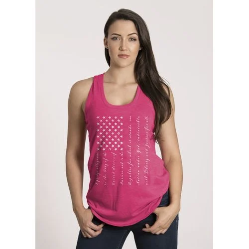 9 Line Women’s Racerback Tank – The Pledge – PLEDGE-WTT-FUCHSIA