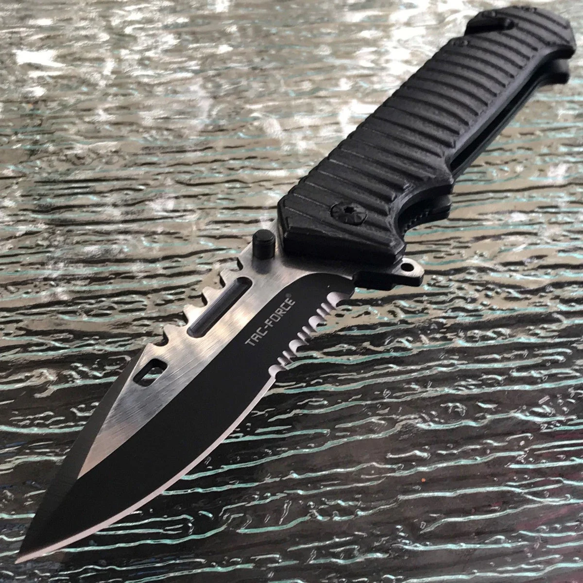 9″ Tac Force Tactical Military Sawback Rescue Pocket Knife EDC-A3